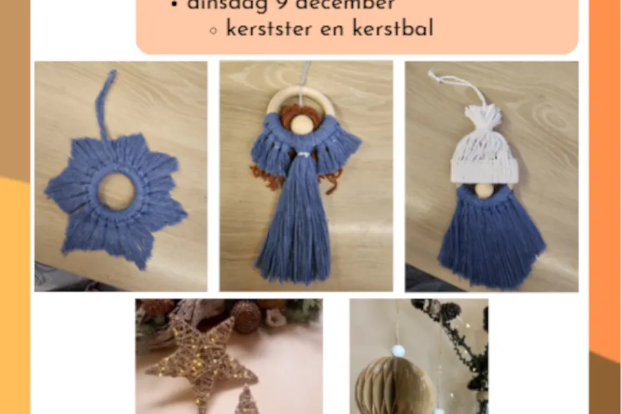 Creatieve kerstworkshop