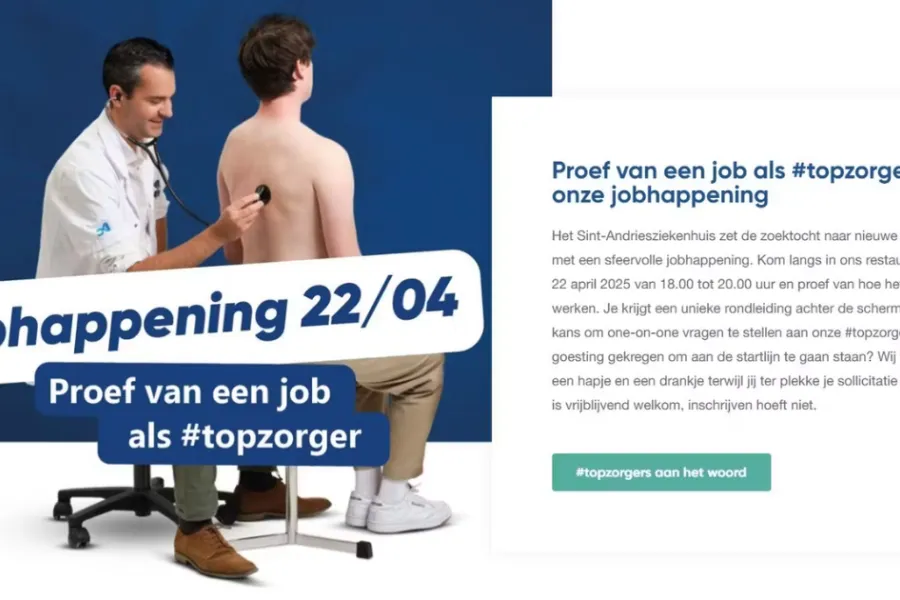 Jobhappening Sint-Andriesziekenhuis