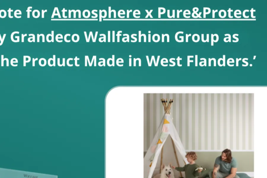 Tieltse innovatie in de kijker: stem op virusdodend behang uit Tielt!