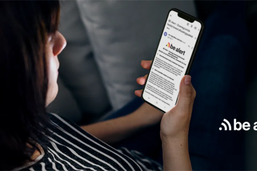 BE-Alert: meteen verwittigd bij een noodsituatie