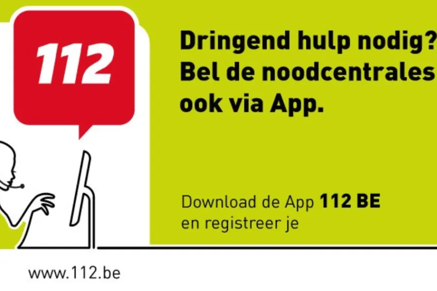 App 112 BE: Hulp in één tik