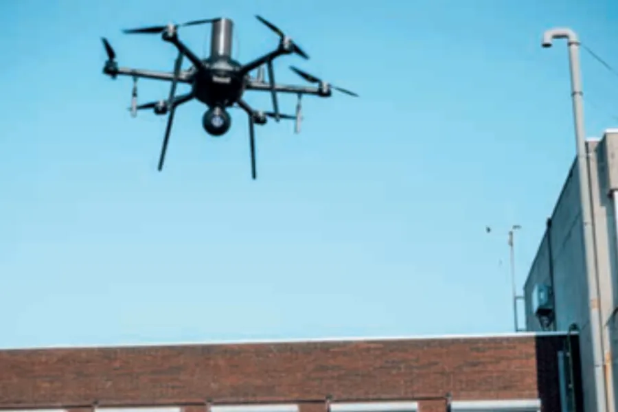 Drone ondersteunt brandweer bij noodoproepen