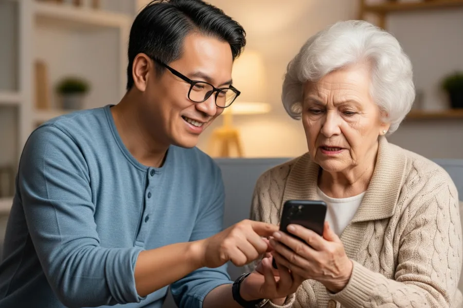 Digihulp in dienstencentrum onder de Torens